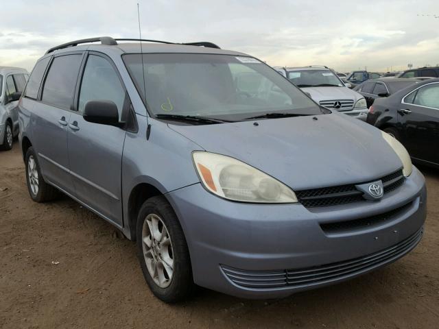 5TDBA23C64S014219 - 2004 TOYOTA SIENNA LE BLUE photo 1