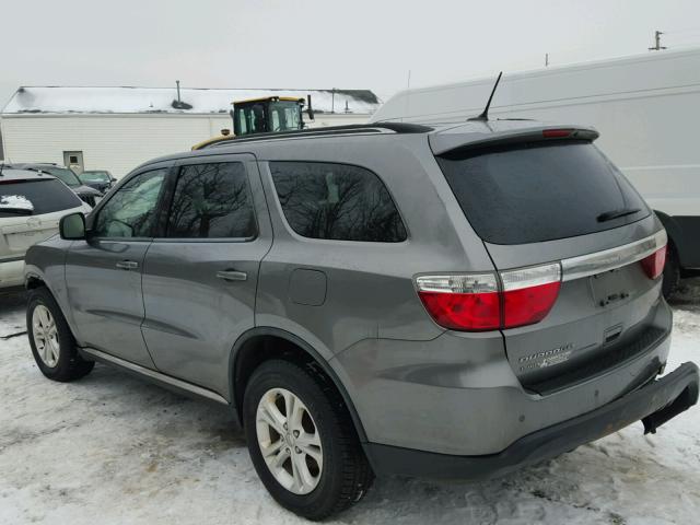 1D4RE4GGXBC720753 - 2011 DODGE DURANGO CR GRAY photo 3