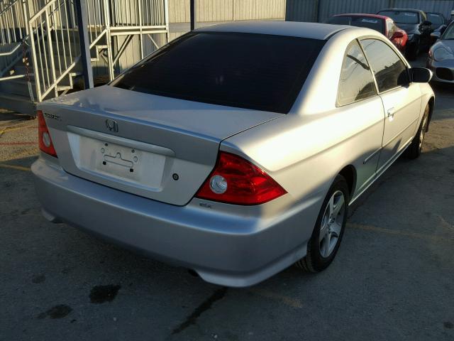 1HGEM22014L057543 - 2004 HONDA CIVIC EX SILVER photo 4