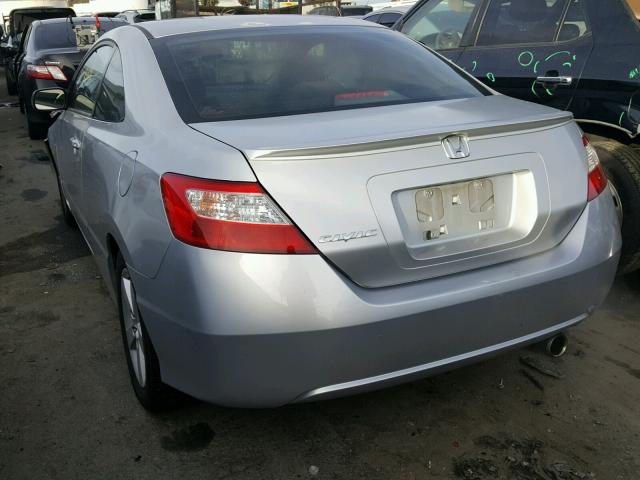 2HGFG12896H582815 - 2006 HONDA CIVIC EX ვერცხლისფერი ფოტო 3