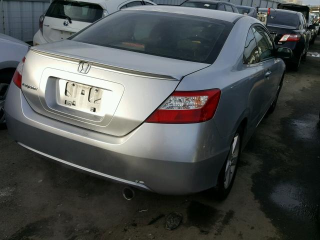 2HGFG12896H582815 - 2006 HONDA CIVIC EX SILVER photo 4