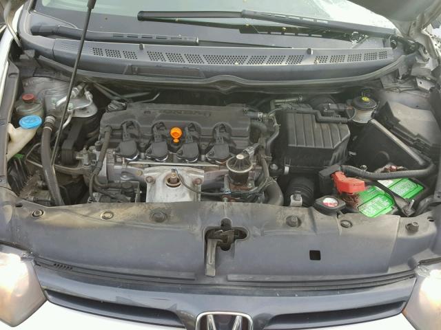 2HGFG12896H582815 - 2006 HONDA CIVIC EX ვერცხლისფერი ფოტო 7