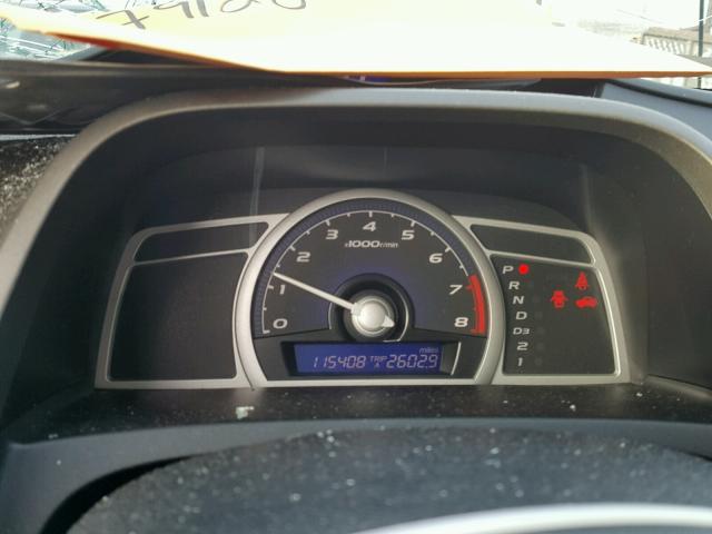 2HGFG12896H582815 - 2006 HONDA CIVIC EX ვერცხლისფერი ფოტო 8