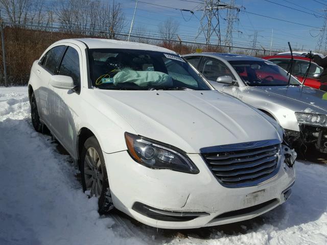 1C3CCBBB9EN172346 - 2014 CHRYSLER 200 TOURIN WHITE photo 1