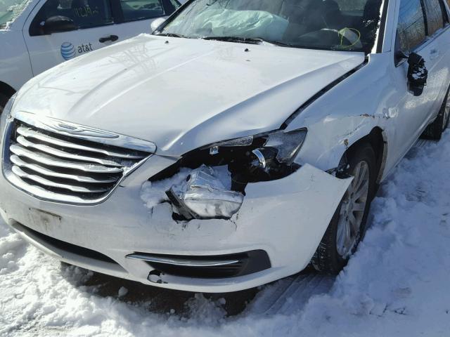 1C3CCBBB9EN172346 - 2014 CHRYSLER 200 TOURIN WHITE photo 9