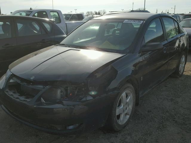 1G8AJ58FX7Z134439 - 2007 SATURN ION LEVEL BLACK photo 2