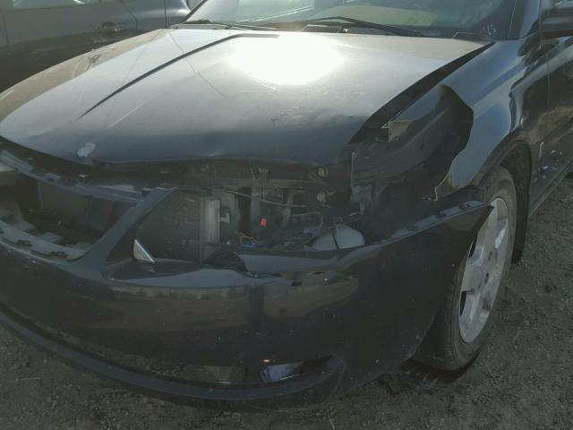 1G8AJ58FX7Z134439 - 2007 SATURN ION LEVEL BLACK photo 9