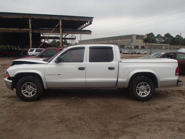 1B7HL48X82S690641 - 2002 DODGE DAKOTA QUA WHITE photo 10