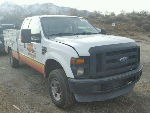 1FTWX31528ED42646 - 2008 FORD F350 SRW S WHITE photo 1