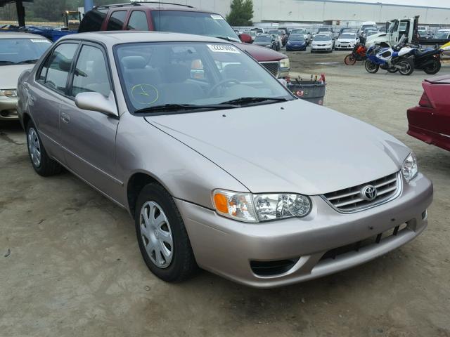 1NXBR12E91Z503531 - 2001 TOYOTA COROLLA CE TAN photo 1