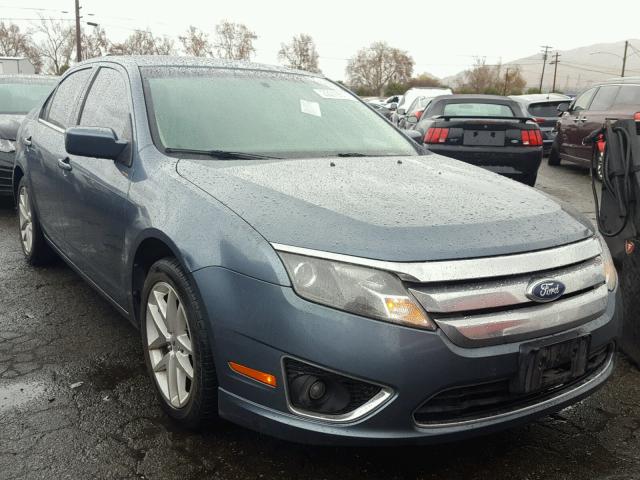 3FAHP0JG5BR244083 - 2011 FORD FUSION SEL BLUE photo 1