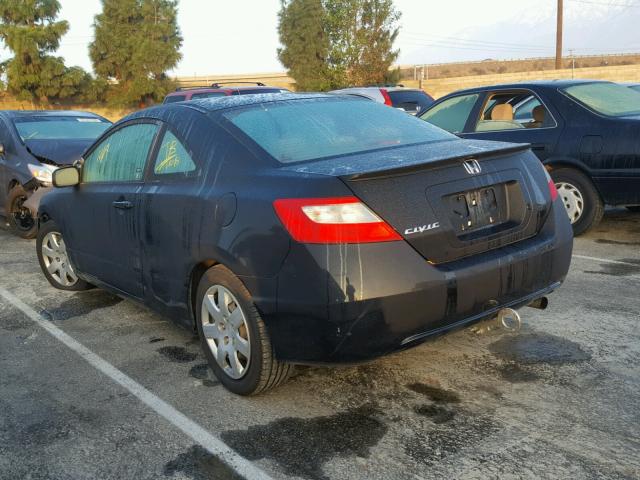 2HGFG1B6XBH512359 - 2011 HONDA CIVIC LX BLACK photo 3