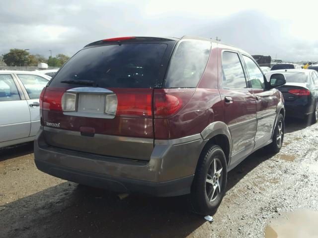 3G5DA03E44S570949 - 2004 BUICK RENDEZVOUS MAROON photo 4