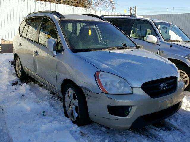 KNAFG526387172480 - 2008 KIA RONDO LX SILVER photo 1