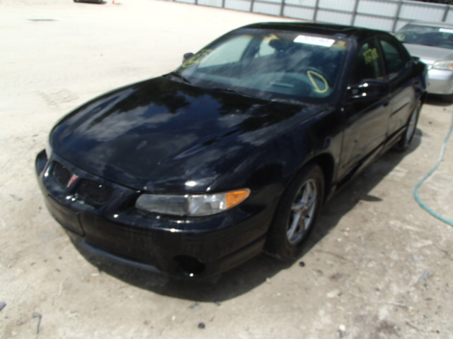 1G2WP52K21F183129 - 2001 PONTIAC GRAND PRIX BLACK photo 2