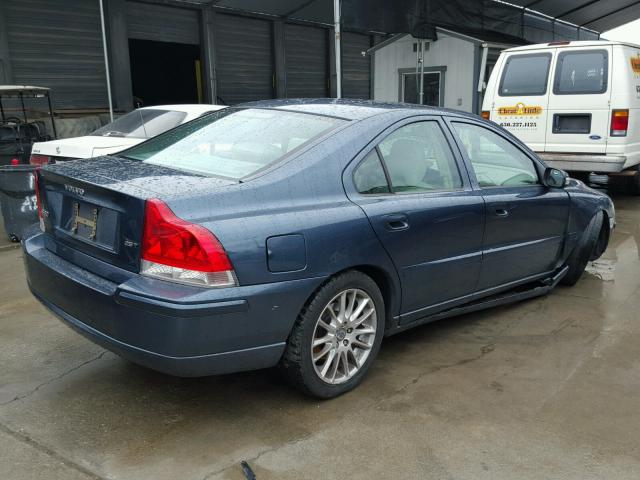 YV1RS592472612245 - 2007 VOLVO S60 2.5T BLUE photo 4