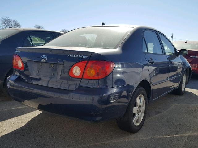 JTDBR32E032004826 - 2003 TOYOTA COROLLA CE BLUE photo 4