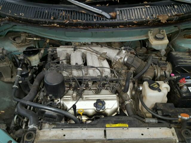 4N2DN1117VD827037 - 1997 NISSAN QUEST XE GREEN photo 7