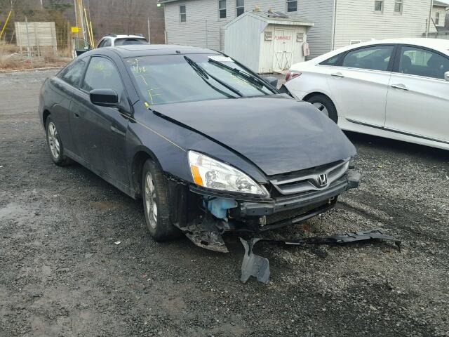 1HGCM72737A023976 - 2007 HONDA ACCORD EX BLACK photo 1