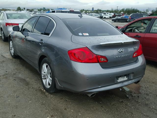 JN1CV6AR4CM679964 - 2012 INFINITI G37 GRAY photo 3