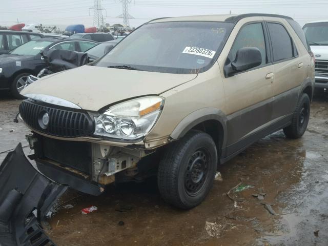 3G5DA03E44S561751 - 2004 BUICK RENDEZVOUS TAN photo 2