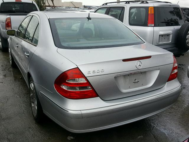 WDBUF70J83A094465 - 2003 MERCEDES-BENZ E 500 SILVER photo 3