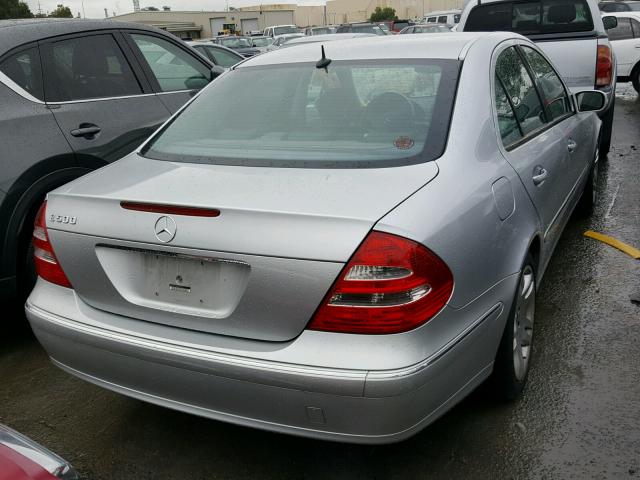 WDBUF70J83A094465 - 2003 MERCEDES-BENZ E 500 SILVER photo 4