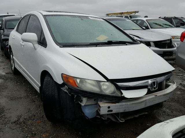 2HGFA15868H511197 - 2008 HONDA CIVIC EX WHITE photo 1