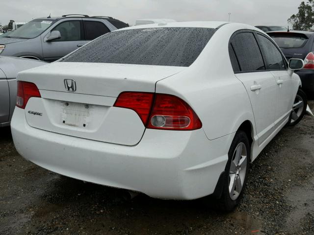 2HGFA15868H511197 - 2008 HONDA CIVIC EX WHITE photo 4