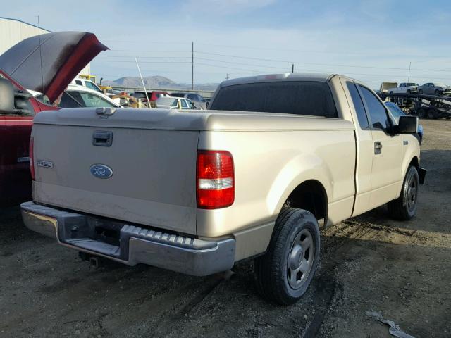 1FTRF12W77KB48075 - 2007 FORD F150 GOLD photo 4