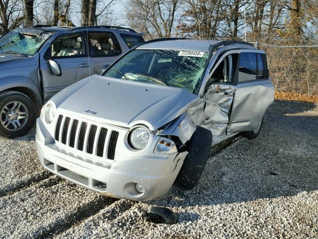 1J4NT4FB9AD589812 - 2010 JEEP COMPASS SP SILVER photo 2
