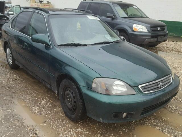 1HGEJ8546XL031003 - 1999 HONDA CIVIC EX GREEN photo 1