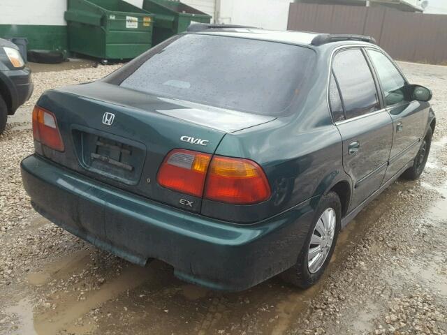 1HGEJ8546XL031003 - 1999 HONDA CIVIC EX GREEN photo 4