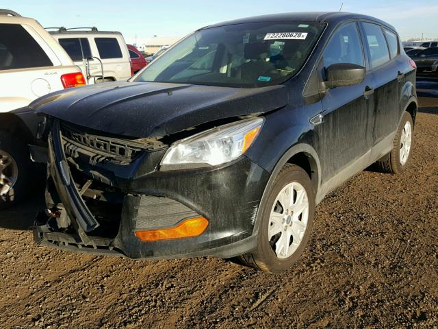 1FMCU0F73DUC98611 - 2013 FORD ESCAPE S BLACK photo 2