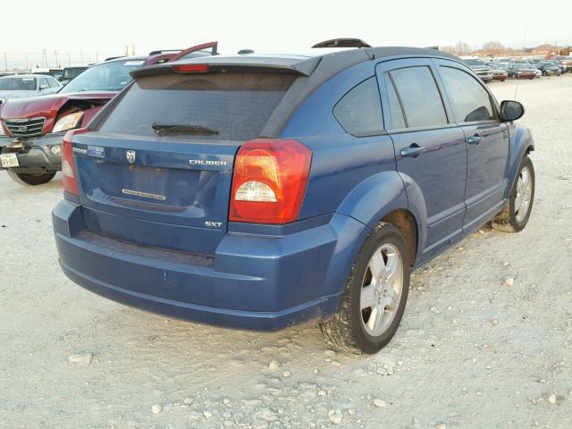 1B3HB48A89D163570 - 2009 DODGE CALIBER SX BLUE photo 4