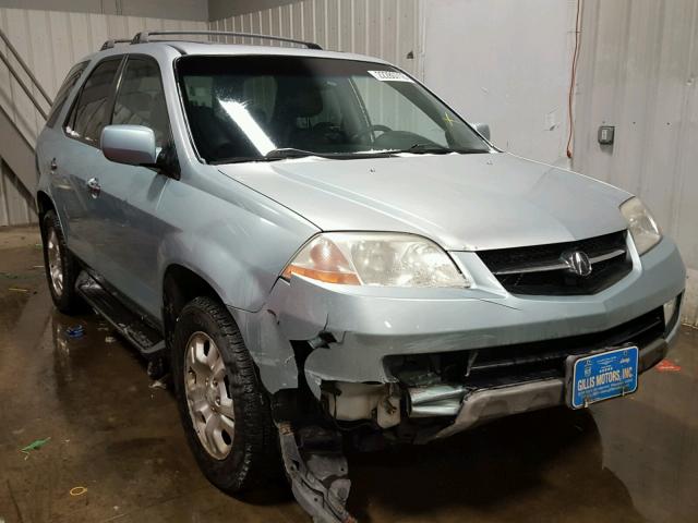 2HNYD18212H535799 - 2002 ACURA MDX BLUE photo 1