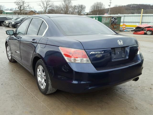 1HGCP26428A121523 - 2008 HONDA ACCORD LXP BLUE photo 3