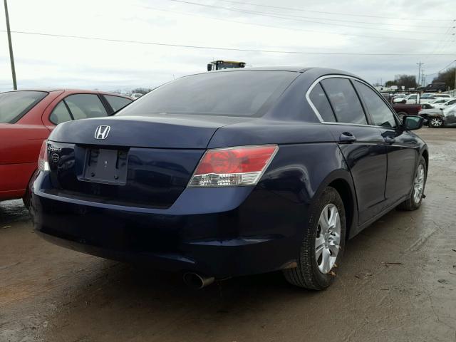 1HGCP26428A121523 - 2008 HONDA ACCORD LXP BLUE photo 4