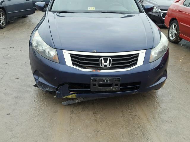 1HGCP26428A121523 - 2008 HONDA ACCORD LXP BLUE photo 9