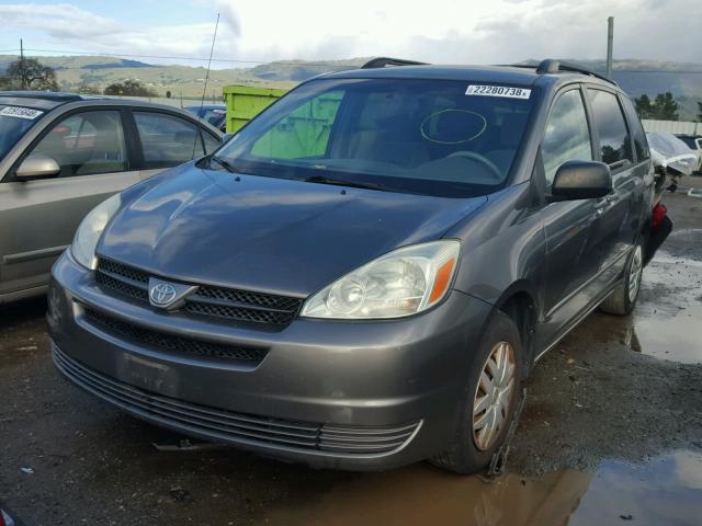 5TDZA23C54S119171 - 2004 TOYOTA SIENNA CE BROWN photo 2