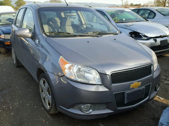 KL1TG6DE7BB170176 - 2011 CHEVROLET AVEO LT GRAY photo 1