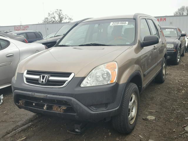 SHSRD78414U238161 - 2004 HONDA CR-V LX BROWN photo 2