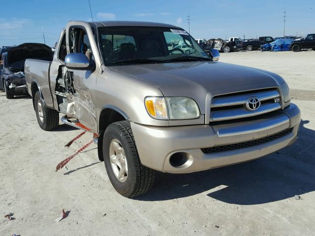 5TBRT34164S449634 - 2004 TOYOTA TUNDRA ACC GOLD photo 1