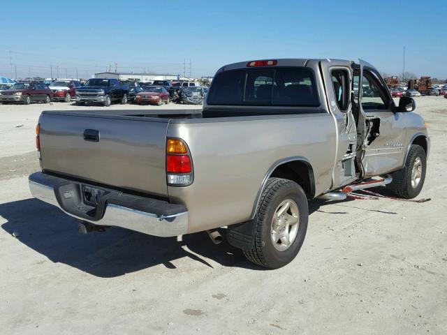 5TBRT34164S449634 - 2004 TOYOTA TUNDRA ACC GOLD photo 4