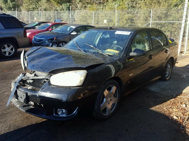 1G1ZW53146F249617 - 2006 CHEVROLET MALIBU SS BLACK photo 2