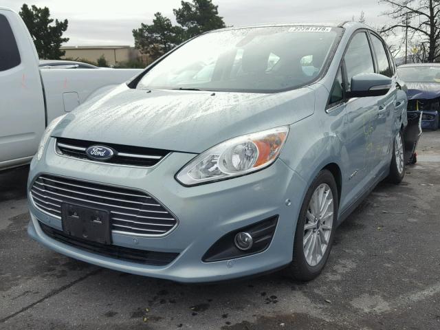 1FADP5BU5DL549469 - 2013 FORD C-MAX SEL BLUE photo 2