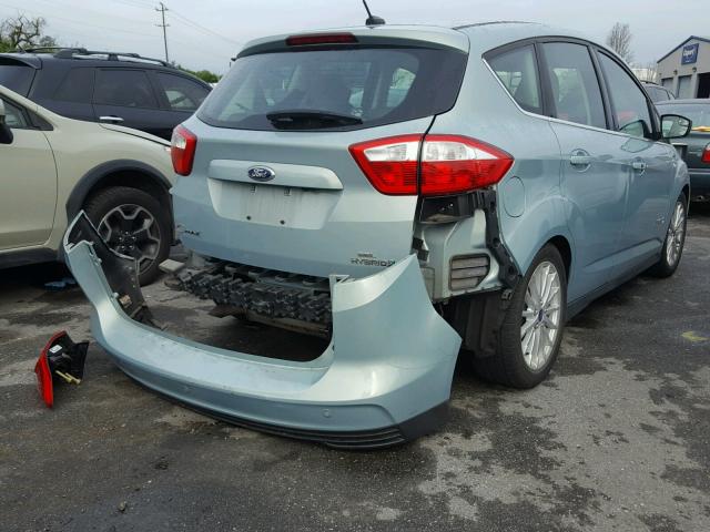 1FADP5BU5DL549469 - 2013 FORD C-MAX SEL BLUE photo 4