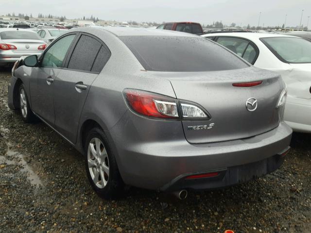 JM1BL1SG3A1248934 - 2010 MAZDA 3 I GRAY photo 3