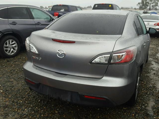 JM1BL1SG3A1248934 - 2010 MAZDA 3 I GRAY photo 4