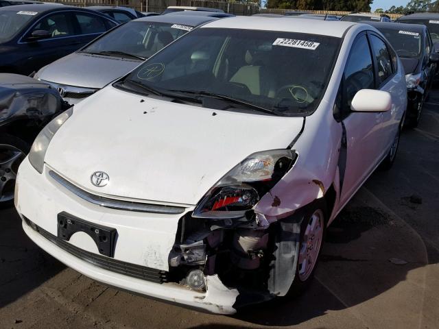 JTDKB20U683304039 - 2008 TOYOTA PRIUS WHITE photo 2